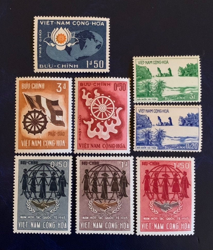 Vietnam - Original Vintage Postage Stamps- 1964-65