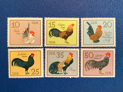 Germany (DDR) - Original Vintage Postage Stamps- 1979 Poultry