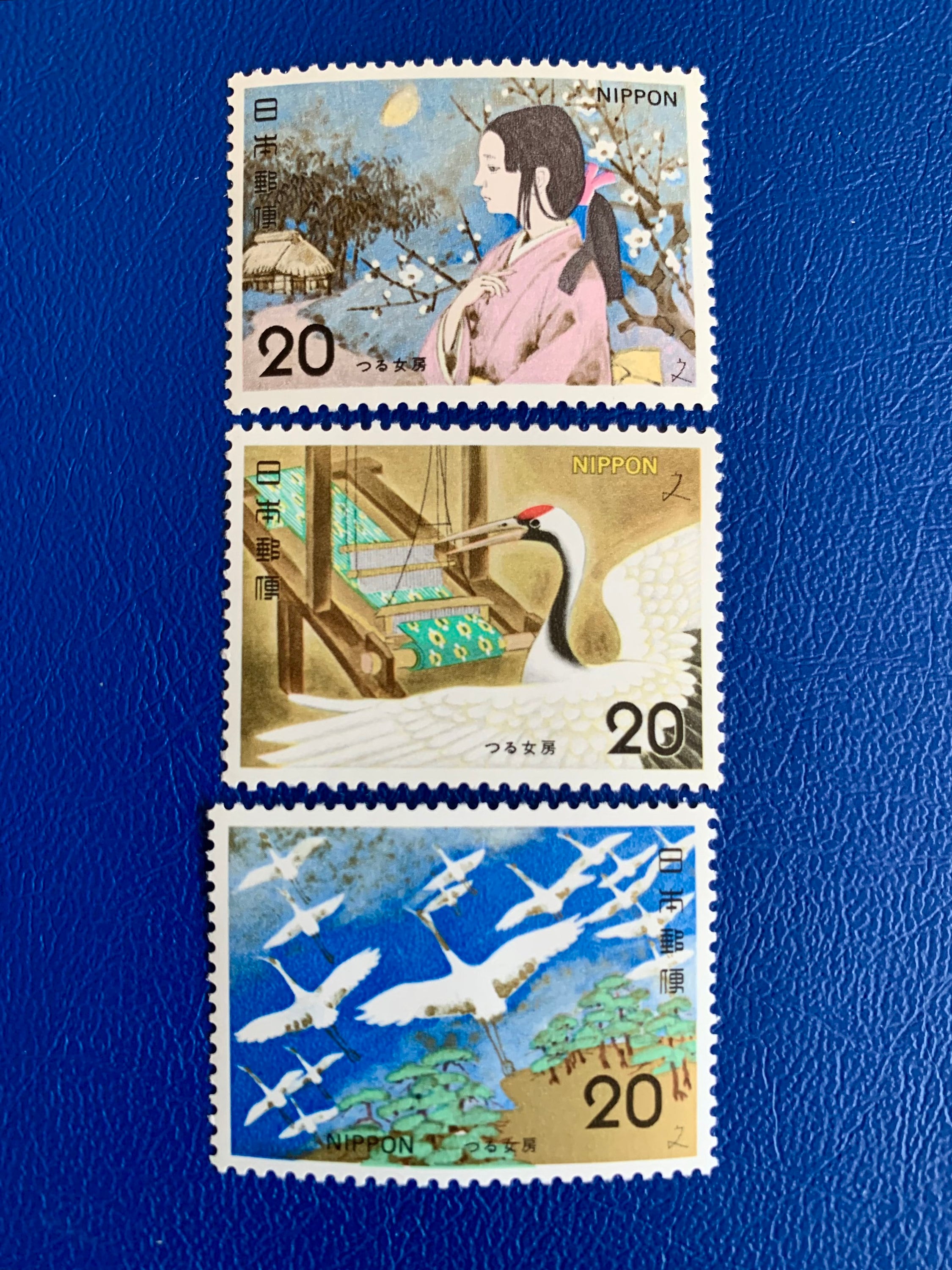 Vintage Design Stamps of Japan - On the Ridge Stamps