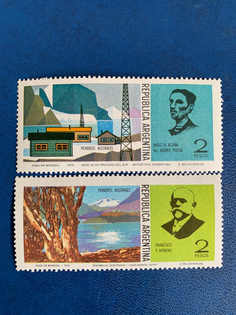 Argentina - Original Vintage Postage Stamps- 1975 Pioneers of Argentina - for the collector, artist or crafter
