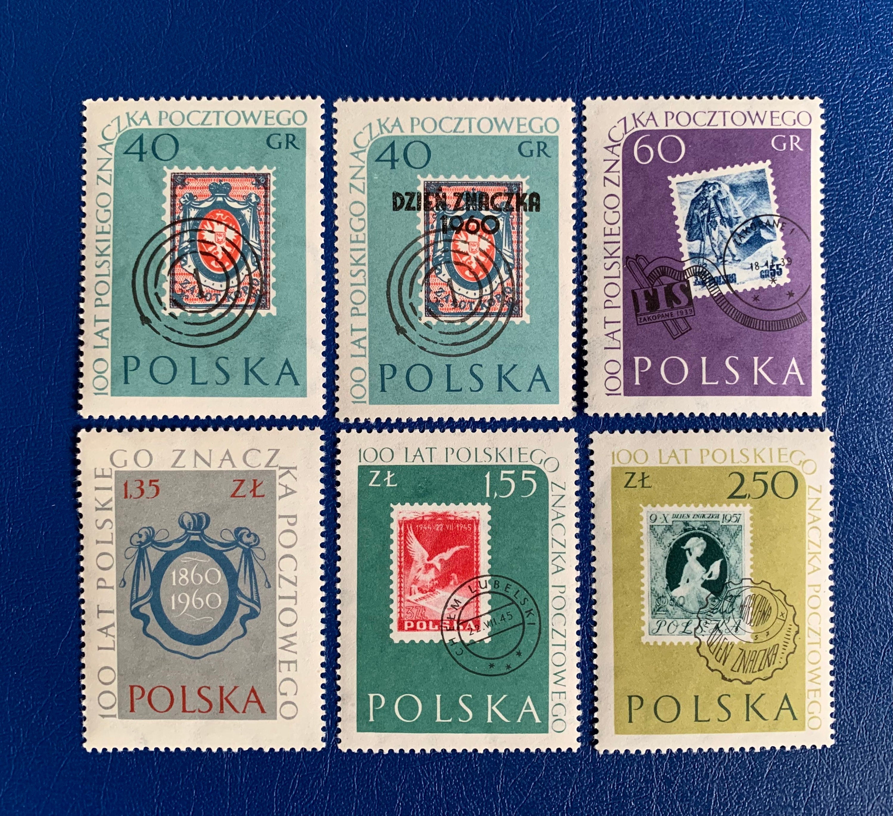 Poland 1960, 100th Anniversary of the First Polish Stamp