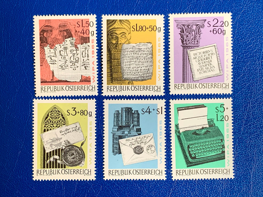 Austria - Original Vintage Postage Stamps - 1965 International Stamp Ex WIPA - for the collector, artist or crafter