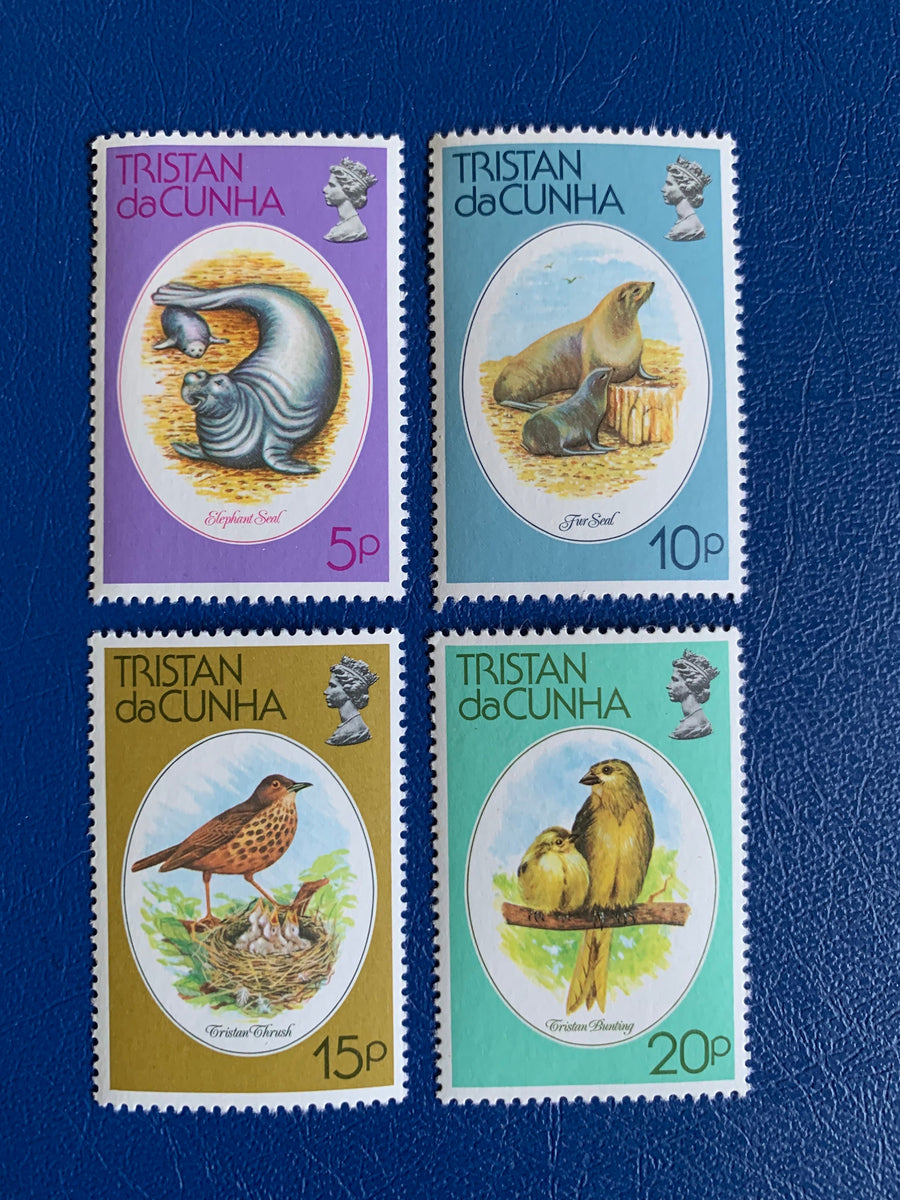 Tristan de Cunha - Original Vintage Postage Stamps - 1978 Wildlife Conservation - for the collector, artist or crafter