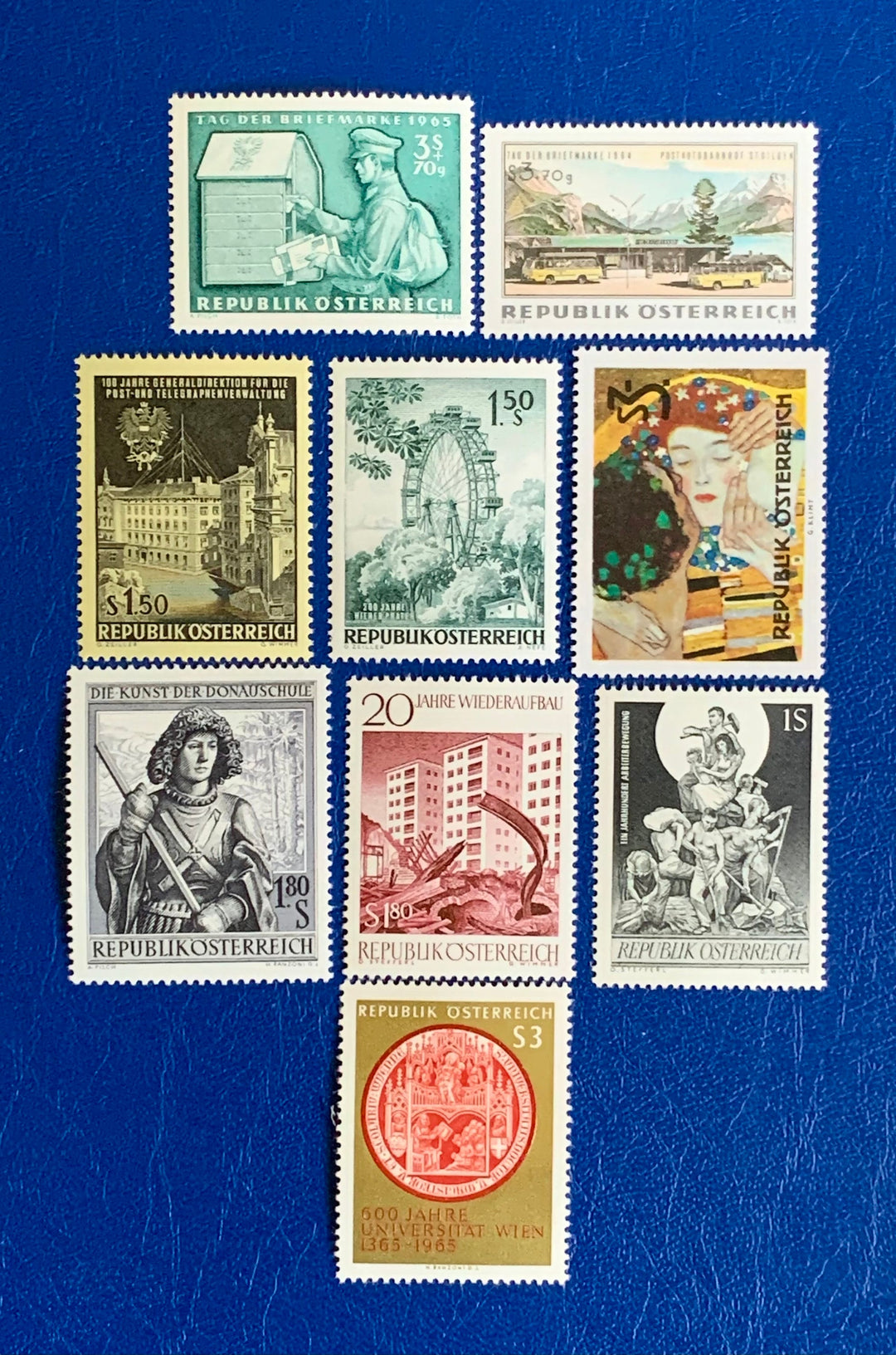 Austria - Original Vintage Postage Stamps - 1964-65 Mix - for the collector, artist or crafter - scrapbooks, decoupage