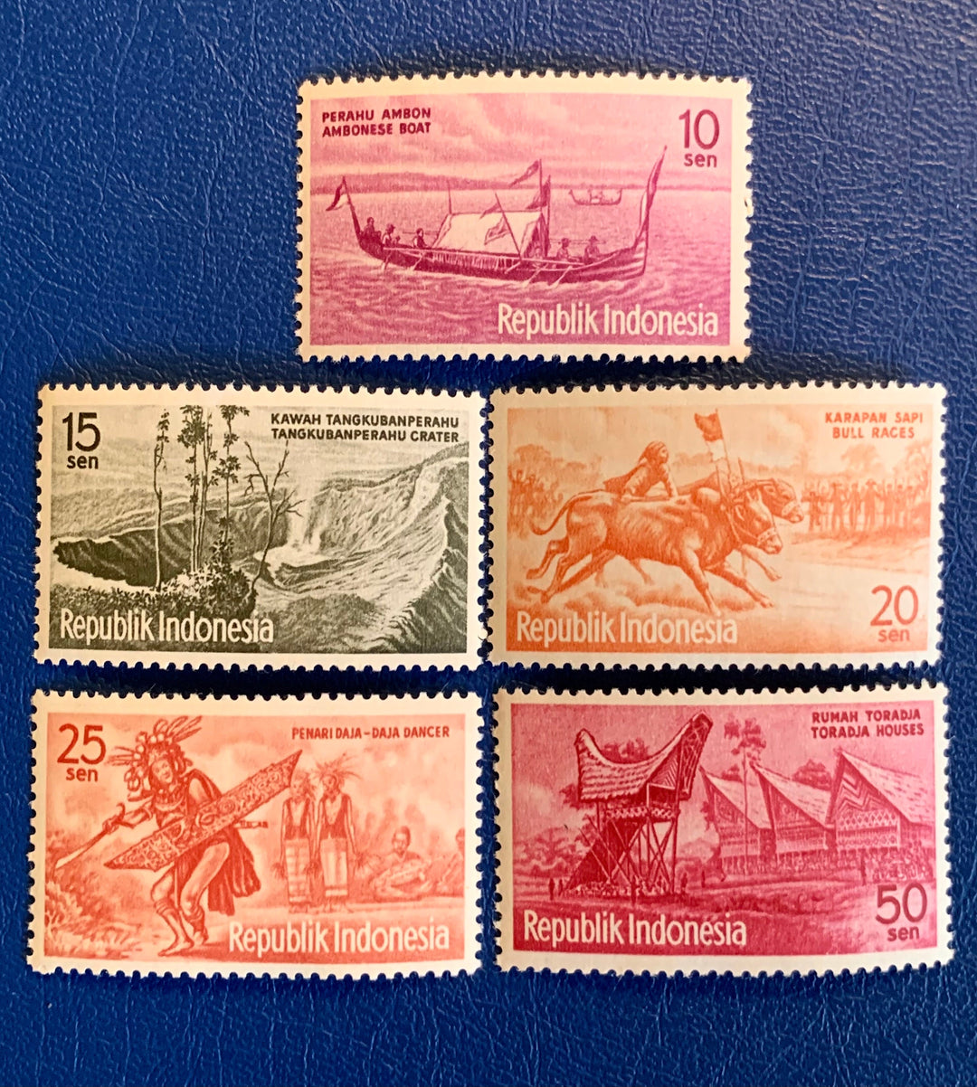 Thailand - Original Vintage Postage Stamps- 1961 Thai Tourism