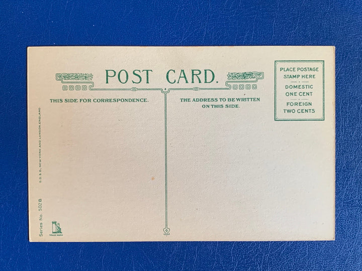 Vintage/Antique Birthday Greeting Postcard - Unused - Floral Design