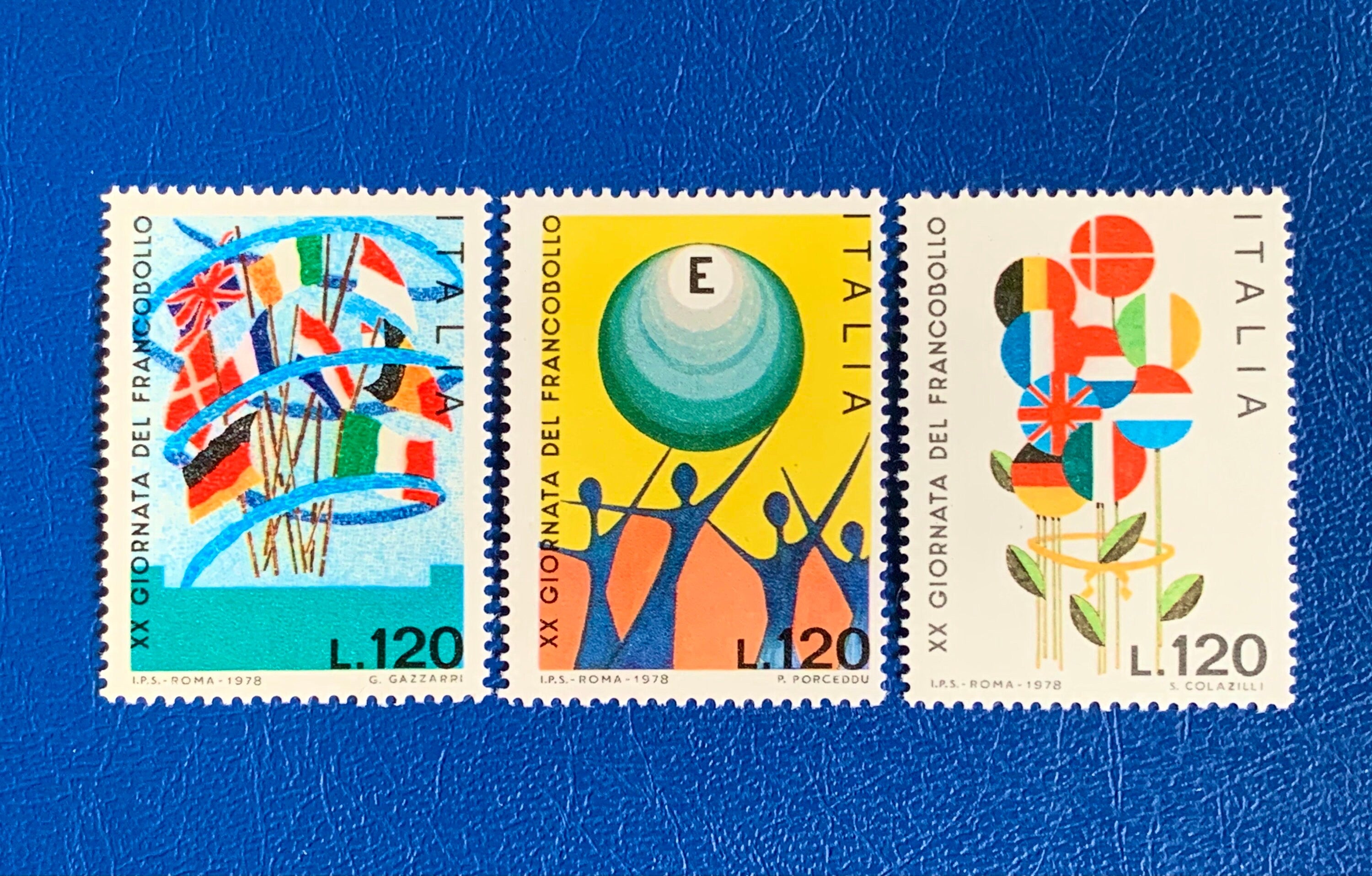 Italy - Original Vintage Postage Stamps- 1978 Stamp Day - On the Ridge ...