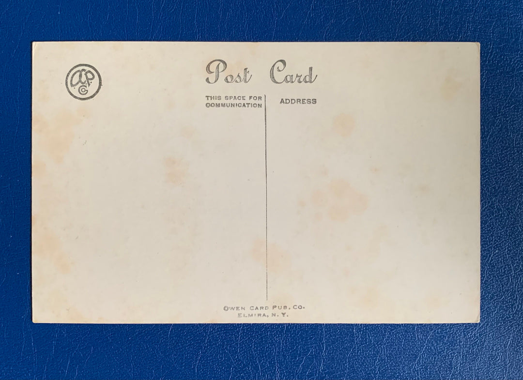 Vintage/Antique Birthday Greeting Friend Postcard - Unused - Lakeside Scene