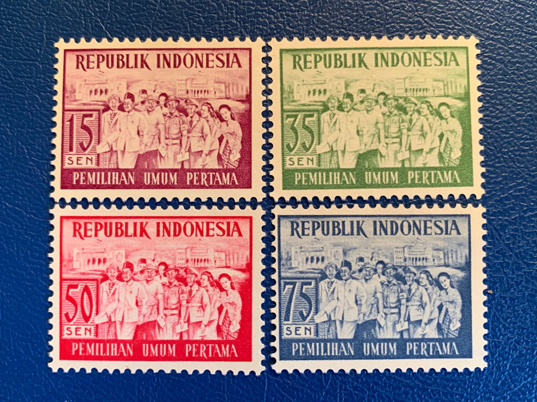 Thailand - Original Vintage Postage Stamps- 1955 First General Election