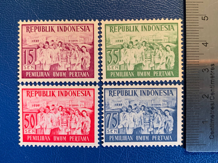 Thailand - Original Vintage Postage Stamps- 1955 First General Election