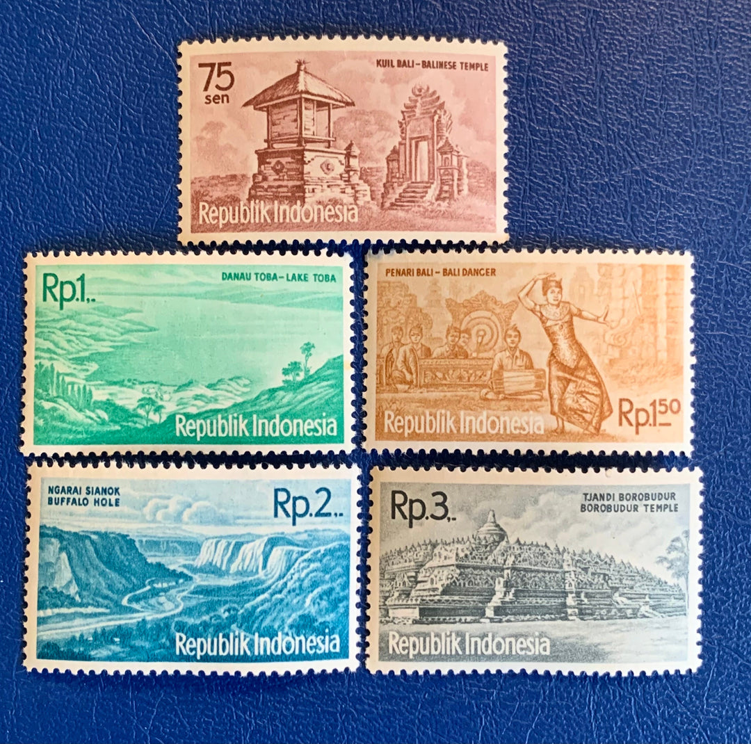 Thailand - Original Vintage Postage Stamps- 1961 Thai Tourism