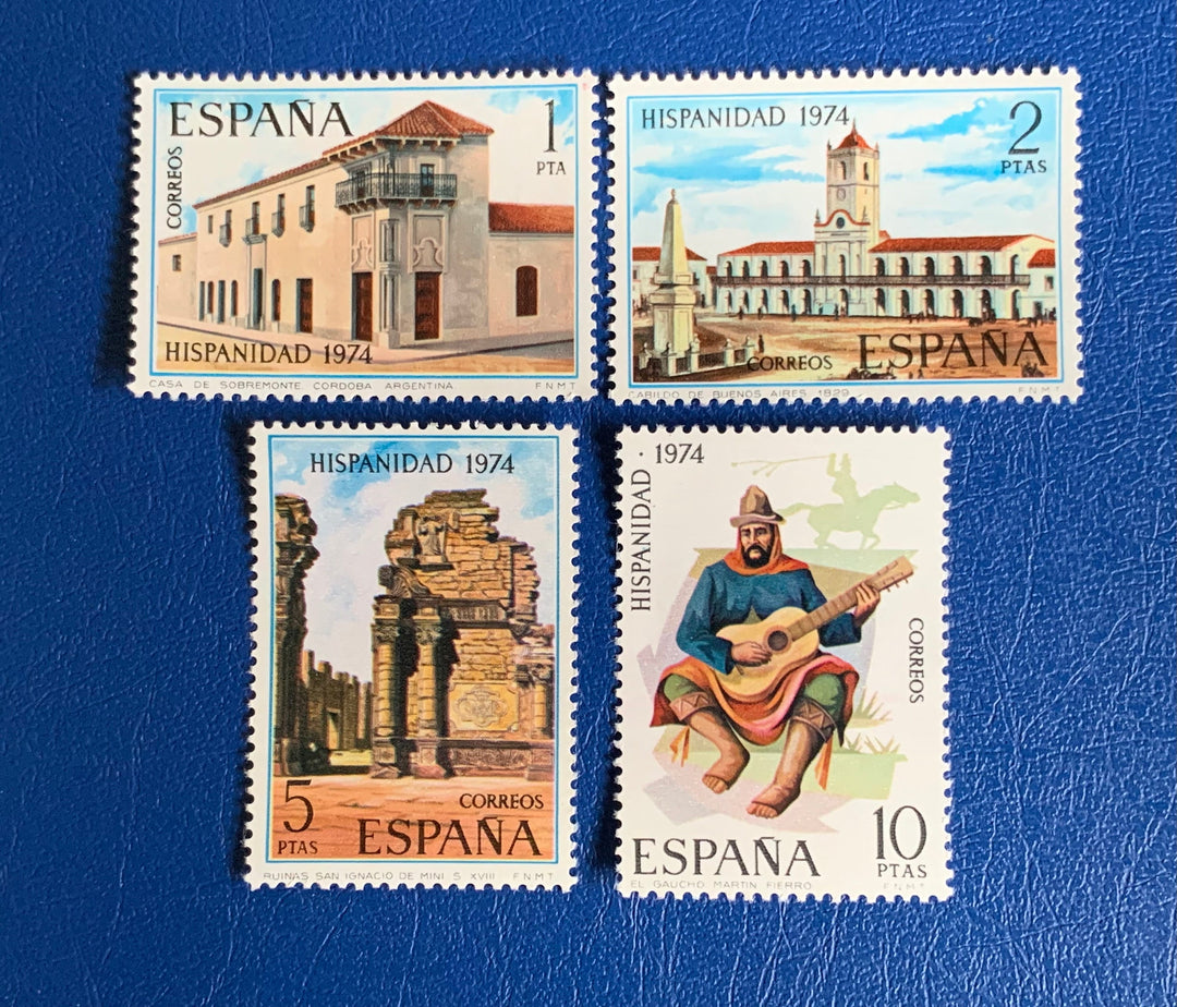 Spain - Original Vintage Postage Stamps- 1974 Hispanic Heritage ...