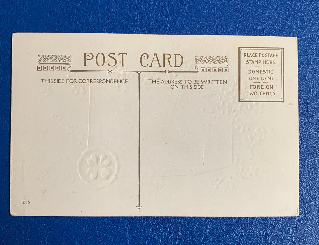 Vintage/Antique Greeting Postcard - Unused - Absent Loved One - Friendship