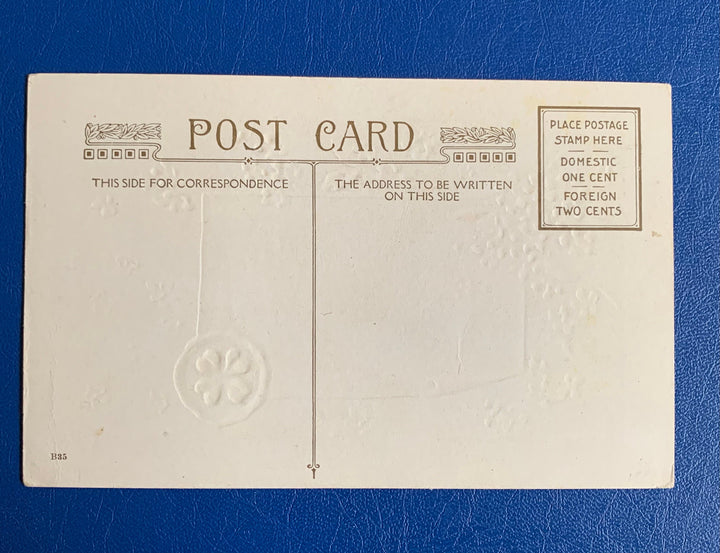 Vintage/Antique Greeting Postcard - Unused - Absent Loved One - Friendship