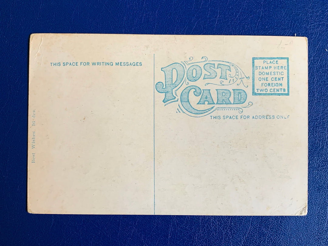 Vintage/Antique Greeting Postcard - Unused - Roses Best Wishes