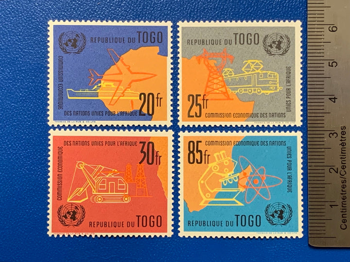 Togo - Original Vintage Postage Stamps- 1961 - UN Economic Commission - for the collector, artist or crafter