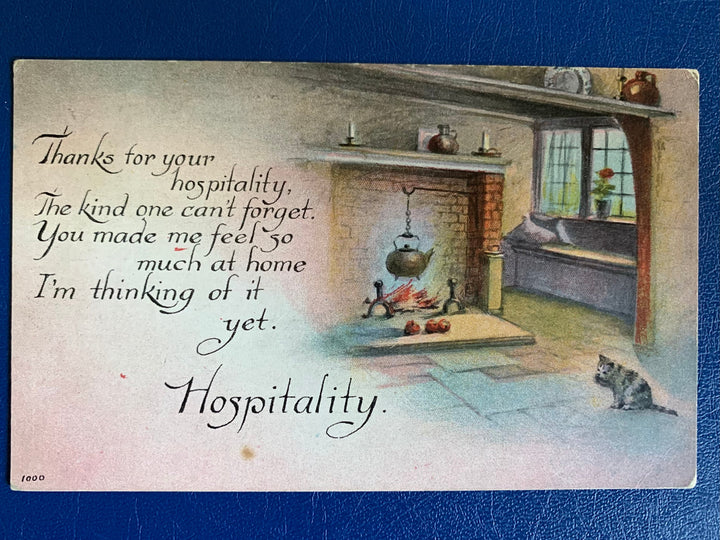 Vintage/Antique Postcards - Fall, Hospitality - for decor, crafting, collecting - great for Thanksgiving decor