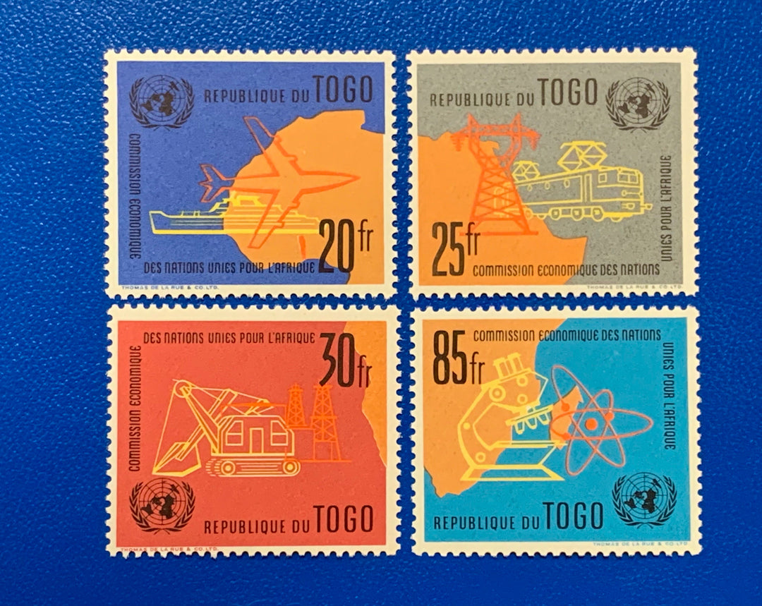 Togo - Original Vintage Postage Stamps- 1961 - UN Economic Commission - for the collector, artist or crafter