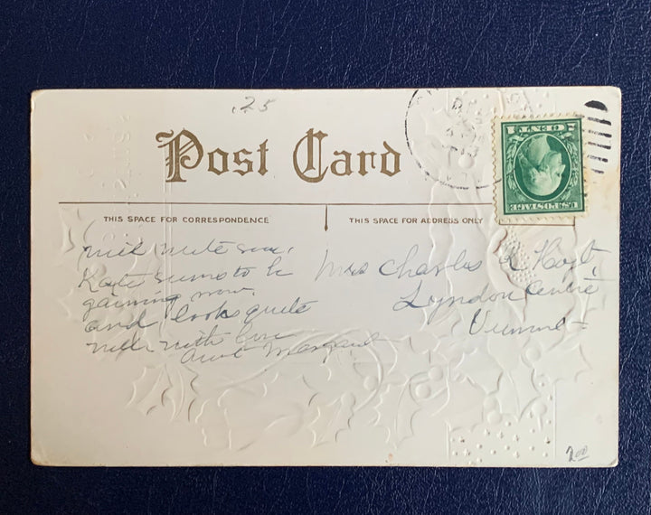 Vintage/Antique Christmas Postcard - Christmas Nostalgia Greeting Card - for the collector, crafter, scrapbooker, or gift