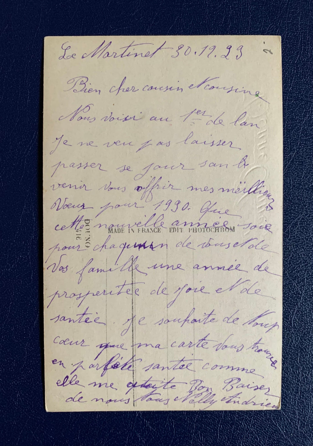 Vintage/Antique Christmas Postcard - Christmas Nostalgia Greeting Card - for the collector, crafter, scrapbooker, or gift