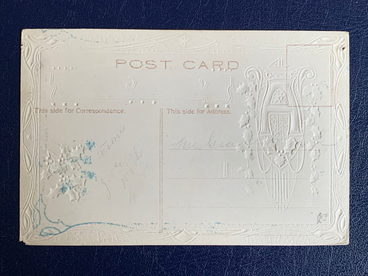 Vintage/Antique Christmas Postcard - Christmas Nostalgia Greeting Card - for the collector, crafter, scrapbooker, or gift