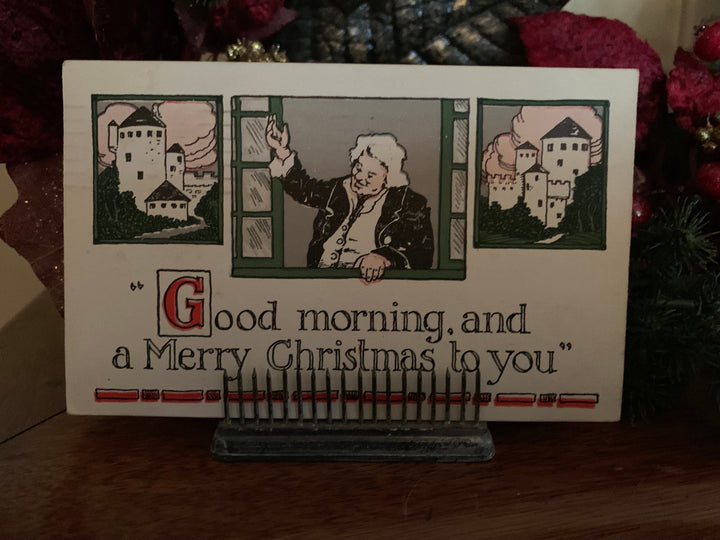 Vintage/Antique Christmas Postcard - Christmas Nostalgia Greeting Card - for the collector, crafter, scrapbooker, or gift