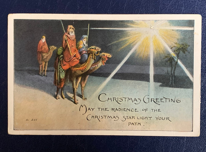 Vintage/Antique Christmas Postcard - Christmas Nostalgia Greeting Card - for the collector, crafter, scrapbooker, or gift