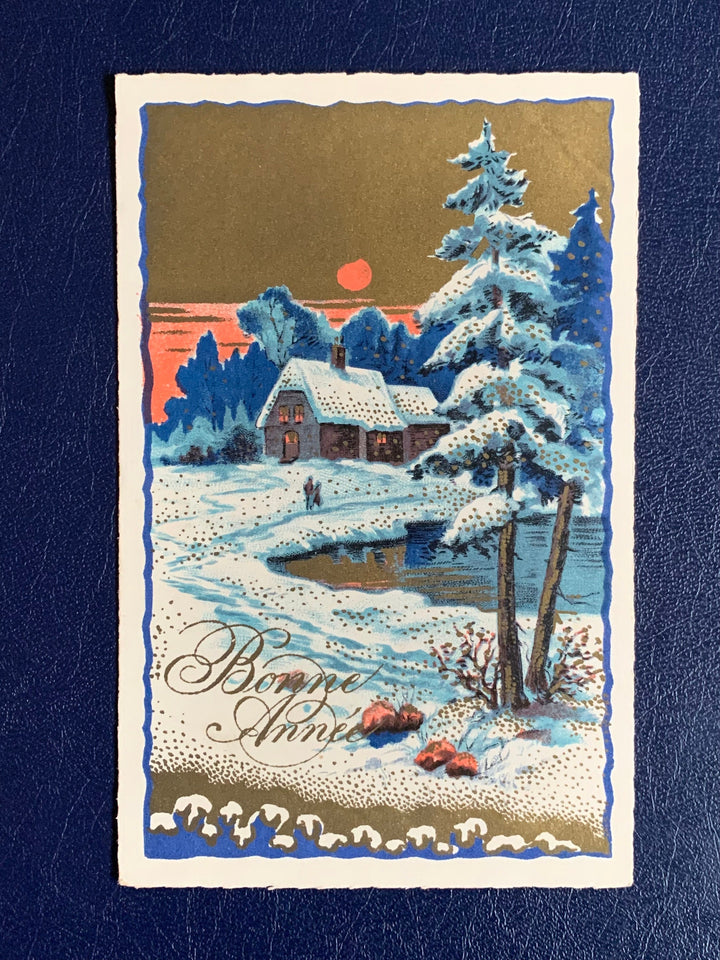 Vintage/Antique Christmas Postcard - Christmas Nostalgia Greeting Card - for the collector, crafter, scrapbooker, or gift