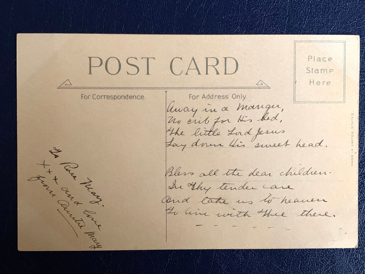 Vintage/Antique Christmas Postcard - Christmas Nostalgia Greeting Card - for the collector, crafter, scrapbooker, or gift