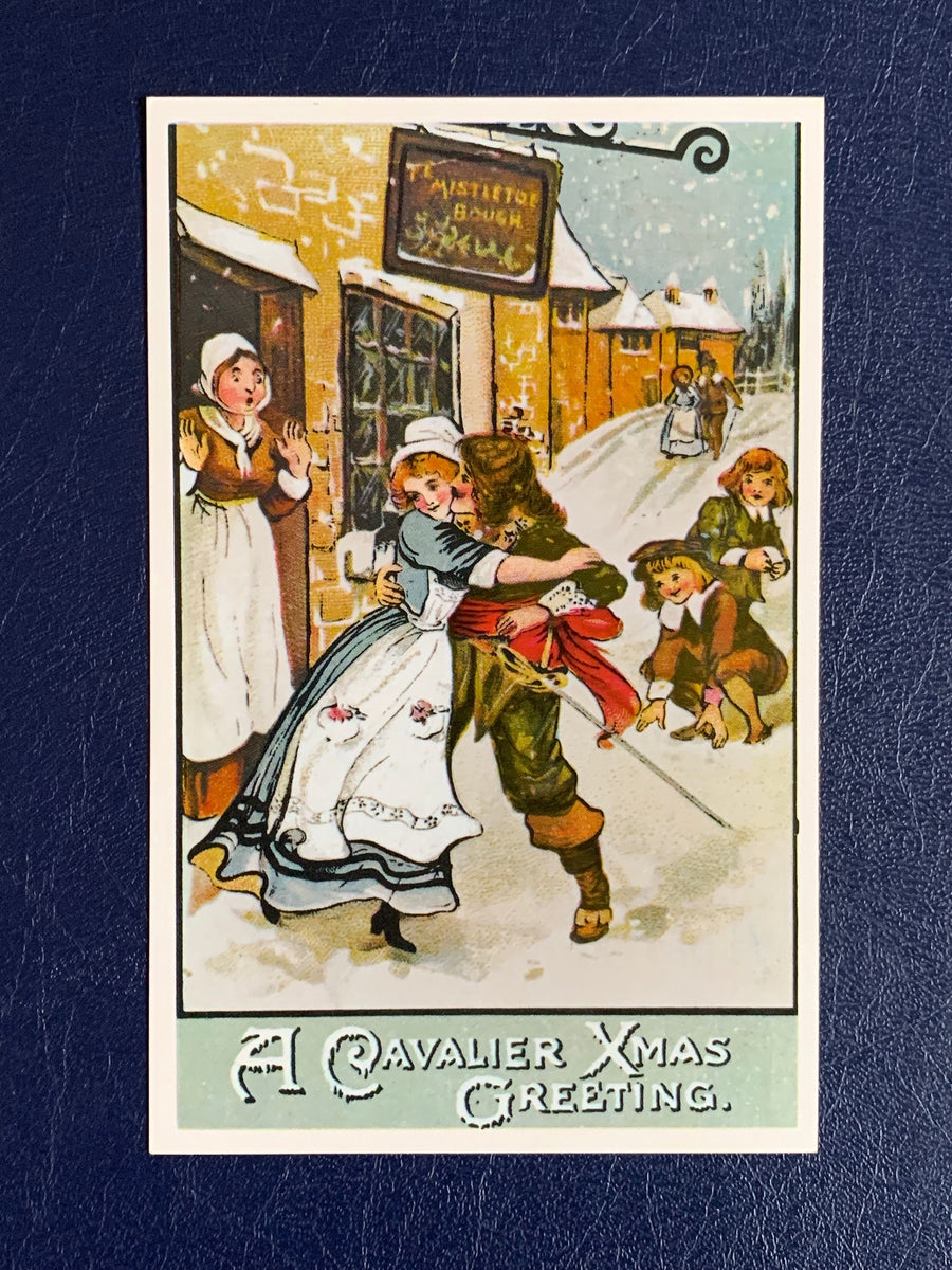 Vintage/Antique Christmas Postcard - Christmas Nostalgia Unused Greeting Card - for the collector, crafter, scrapbooker, or gift