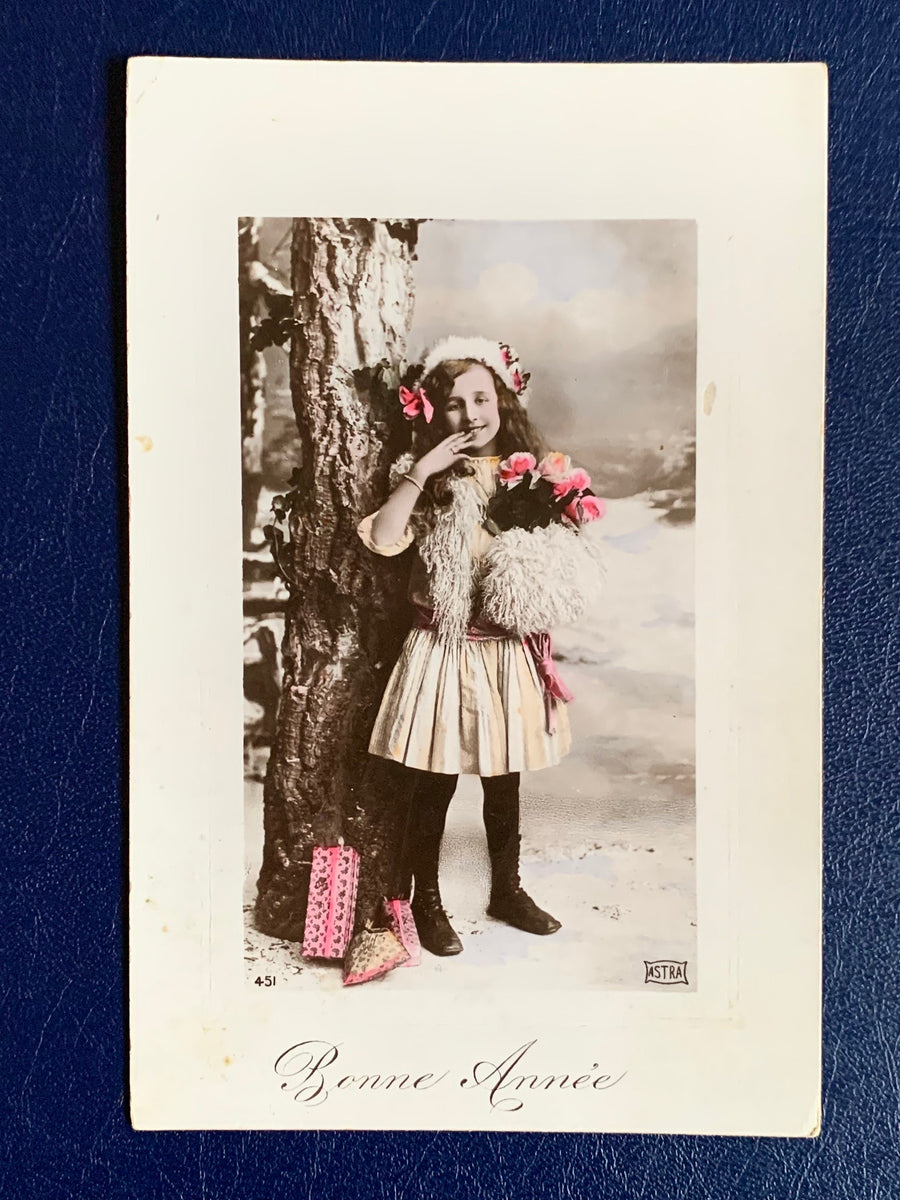 Vintage/Antique Christmas Postcard - Christmas Nostalgia Greeting Card - for the collector, crafter, scrapbooker, or gift