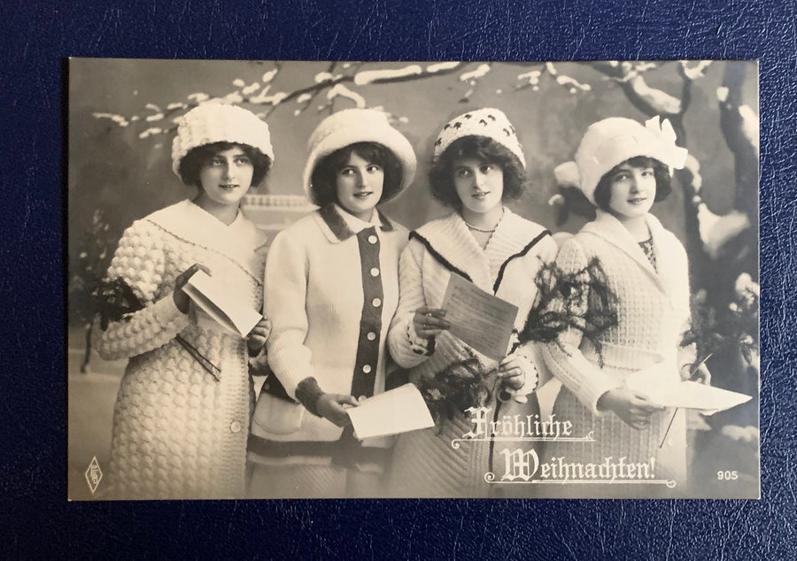 Vintage/Antique Christmas Postcard - Christmas Nostalgia Greeting Card - for the collector, crafter, scrapbooker, or gift