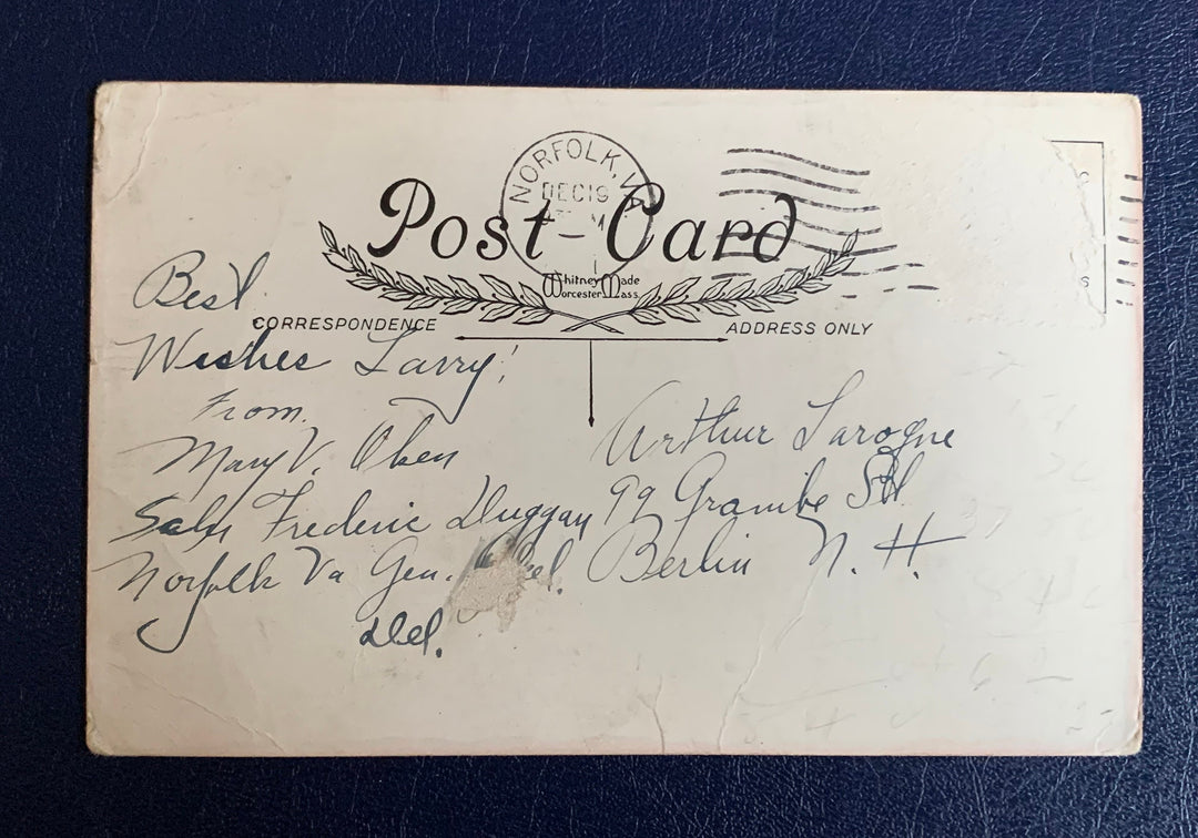 Vintage/Antique Christmas Postcard - Christmas Nostalgia Greeting Card - for the collector, crafter, scrapbooker, or gift