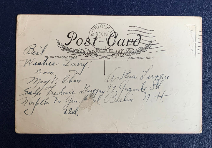 Vintage/Antique Christmas Postcard - Christmas Nostalgia Greeting Card - for the collector, crafter, scrapbooker, or gift