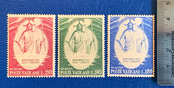 Vatican - Original Vintage Postage Stamps- 1968 -Resurrection - for the collector, artist or crafter