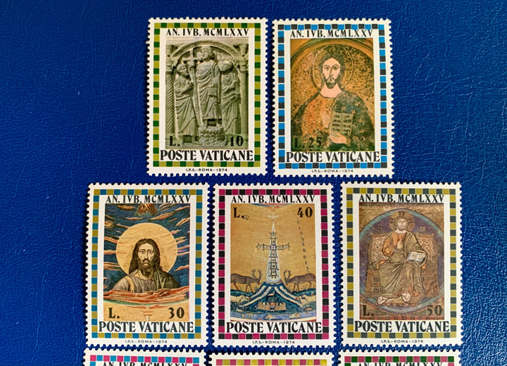Vatican - Original Vintage Postage Stamps- 1974 - Holy Year - for the collector, artist or crafter