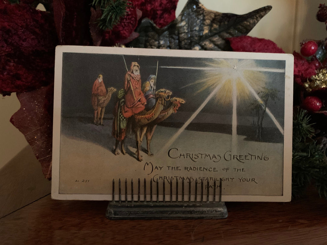 Vintage/Antique Christmas Postcard - Christmas Nostalgia Greeting Card - for the collector, crafter, scrapbooker, or gift