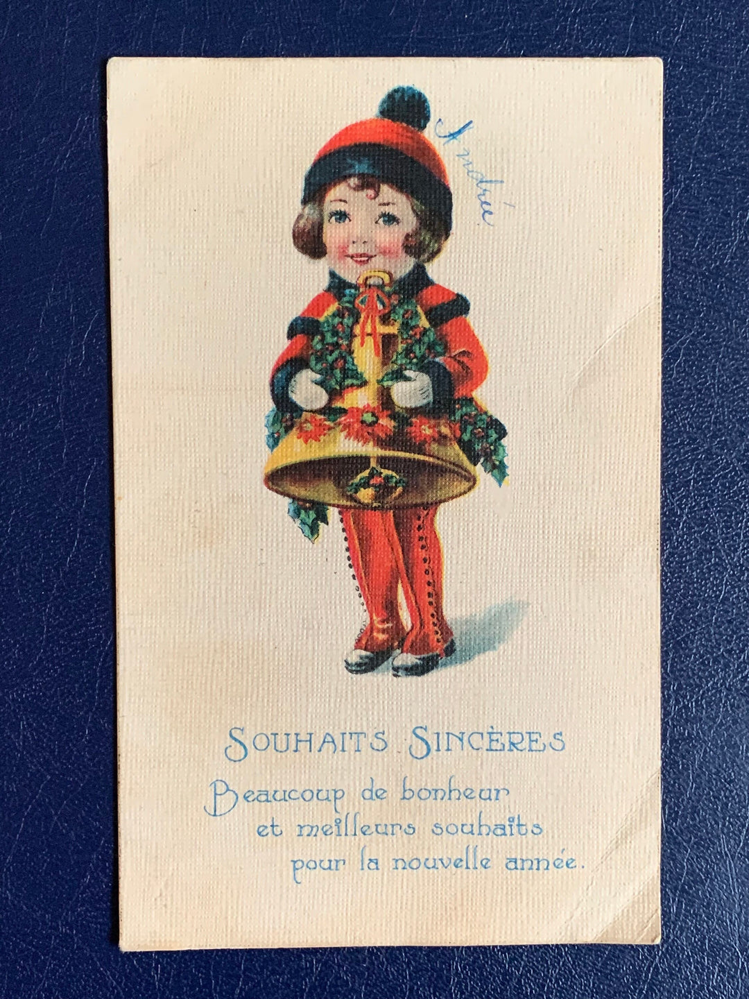 Vintage/Antique Christmas Postcard - Christmas Nostalgia Greeting Card - for the collector, crafter, scrapbooker, or gift