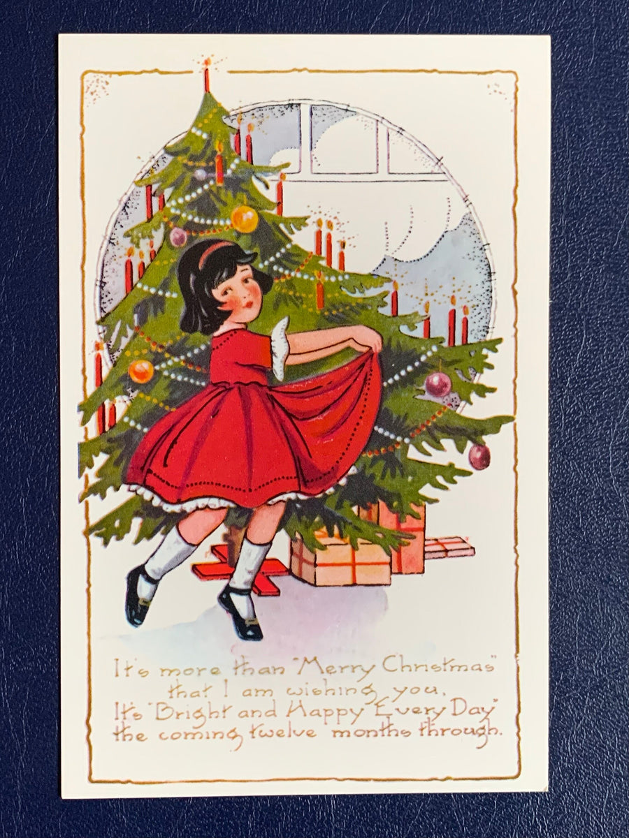 Vintage/Antique Christmas Postcard - Christmas Nostalgia Greeting Card - for the collector, crafter, scrapbooker, or gift