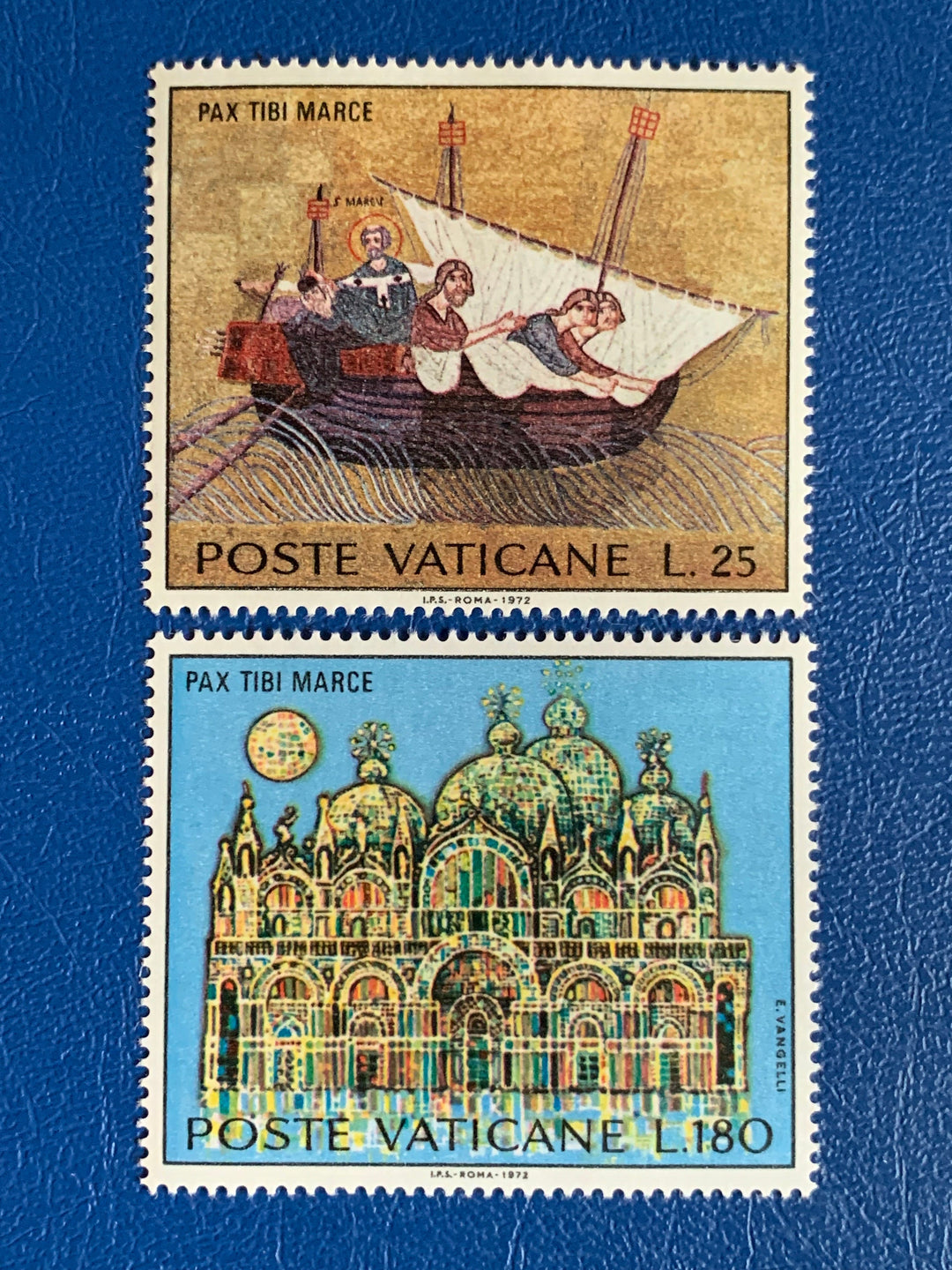 Vatican - Original Vintage Postage Stamps- 1972 - Venice - for the collector, artist or crafter