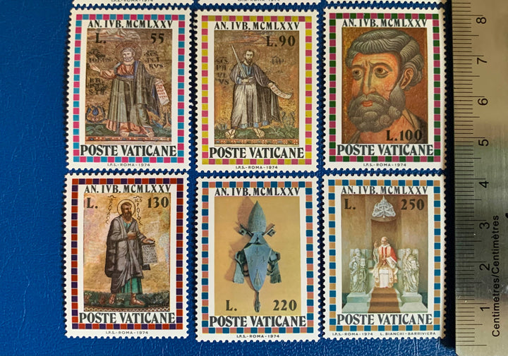 Vatican - Original Vintage Postage Stamps- 1974 - Holy Year - for the collector, artist or crafter