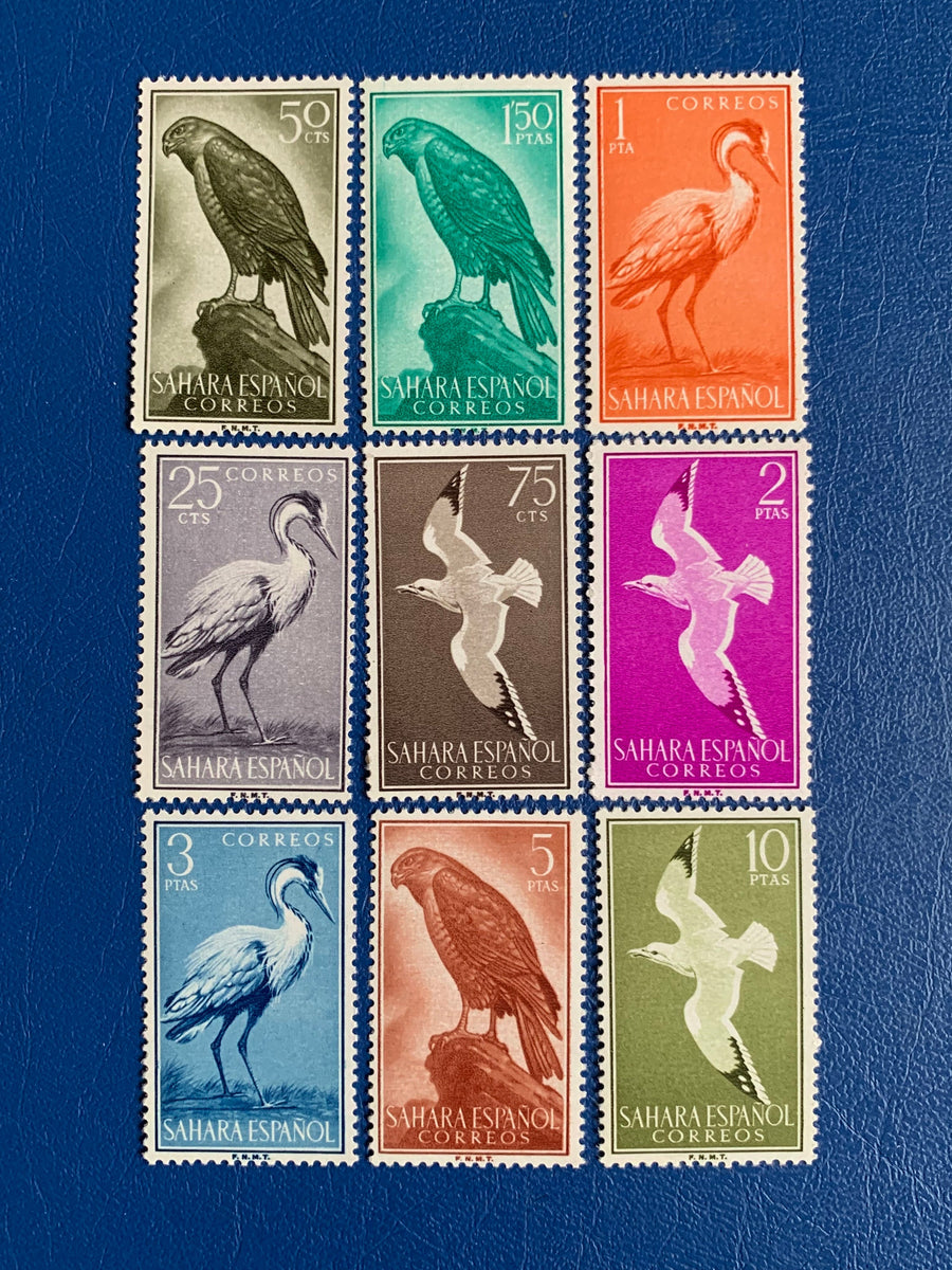 Sp. Sahara - Original Vintage Postage Stamps - 1965 - Stamp Day - 25 Years of Peace - for the collector, artist or crafter