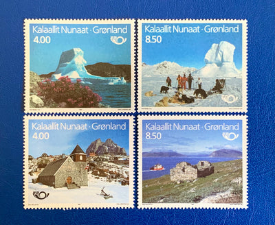 Greenland - Original Vintage Postage Stamps- 1991/93 - Tourism - for the collector, artist or crafter