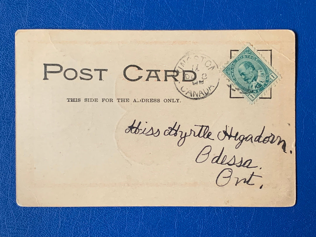 Valentine - Antique Greeting Postcard - 1908 -Love/Friendship - Valentine Heart Card