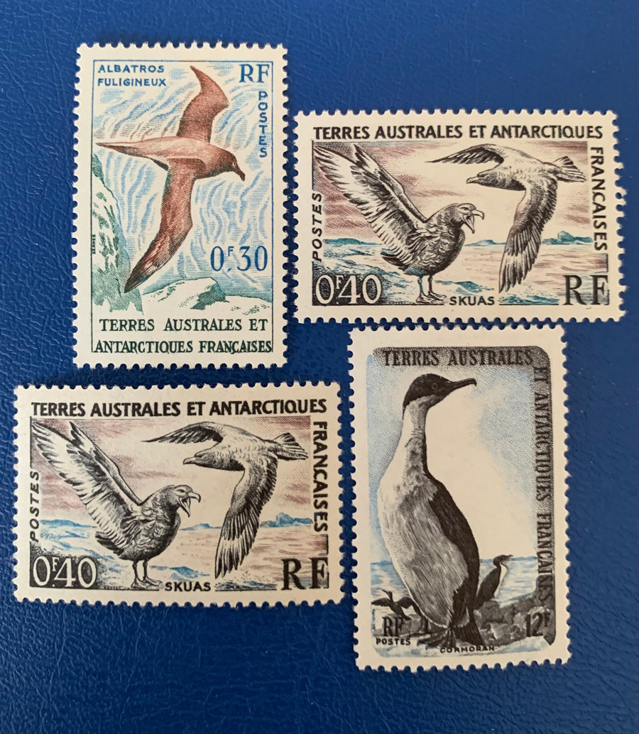 French Southern & Antarctic Territories - Original Vintage Postage Stamps- 1959-60 - Birds