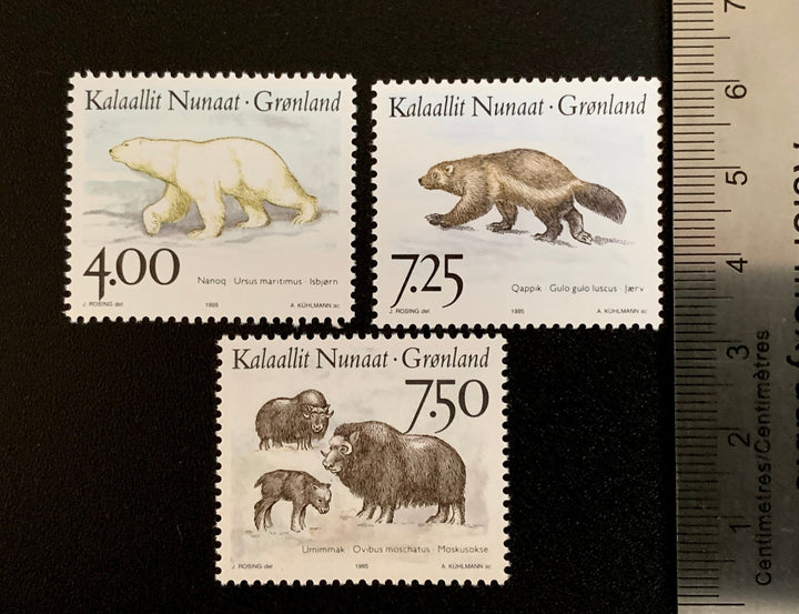 Greenland - Original Vintage Postage Stamps- 1995 - Mammals