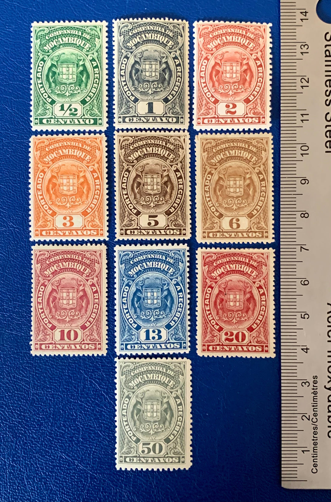 Mozambique (Company of) - Original Vintage Postage Stamps- 1919 ...