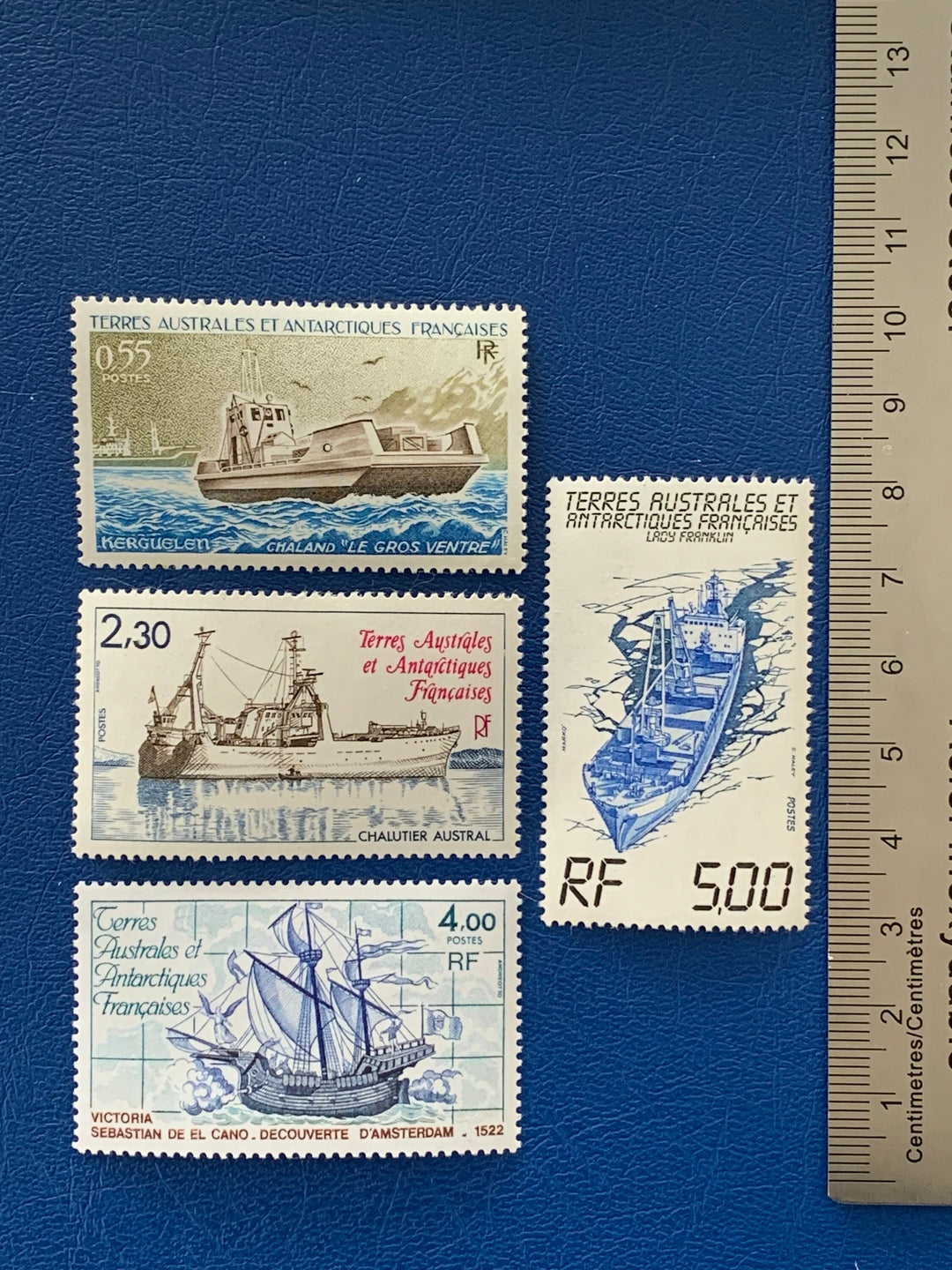 French Southern & Antarctic Territories - Original Vintage Postage Stamps- 1980-83 - Ships