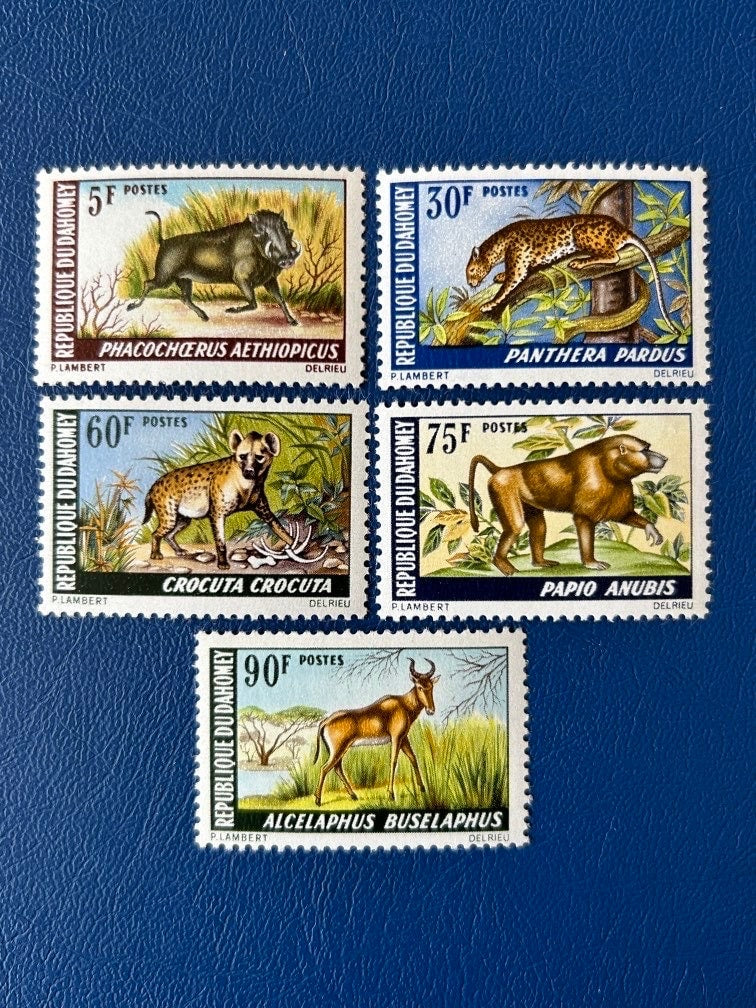 Dahomey - Original Vintage Postage Stamps- 1969 Fauna - for the collector, artist or crafter